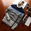 Molus de moletons masculinos Sweethirts Casual Men Sweater Polos Sweater 100 Cotton Harmont Supula