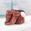 Housses de siège de voiture pour chien CAWAYI KENNEL Voyage Sacs à bandoulière pour chat pour animaux de compagnie Respirant Imperméable Pliant Petit sac d'extérieur Sac à main de transport