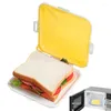 Dinware Kids Lunch Box Gezonde herbruikbare sandwichcontainers met Snap Plastic Bread Toast Worker School Huisbenodigdheden