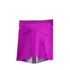 8/12cm 200pcs / lot violet haut ouvrir le sac d'emballage en papier d'aluminium thermoscellé thé snack alimentaire sous vide mylar sac d'emballage paquet de café Stor2220