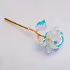 Decorative Flowers 24K Gold Plated Rose Artificial For Decoration S Girlfriend Gift Wedding Mom Gifts Valentines Birthday