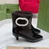 Womens Boot Designer Interlocking Boot Italia Luxury Fashion Brand Times 35-40