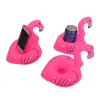 Mini Flamingo Pool Float Drink Holder kan uppblåsbar flytande pool Badande strandparty barnleksaker zz