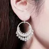 Boucles d'oreilles HIBRIDE marque clair et vert cubique Zircon femmes à la mode Style européen femme goutte Boucle D'oreille Boucle D'oreille E-408