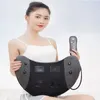 Andra massageartiklar Electric midjemassager Lumbal Vibration Cushion Relief Pain Heat Health Care Relax Terapy Terapy Airbag Back Body Massage 230822