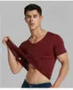 القمصان t قميص T-Summer Summer Summer Semfless Semless T-Shirt قصيرة الأكمام