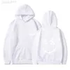 Fall/Winter 2022 Fashion Sweatshirt White Clown US Dollar Eye Print Shirt and Hat Men's and Women's Hooded Sweatshirt L0822