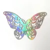 Wandstickers 12 stks Suncatcher Sticker 3D -effect Crystal Butterflies Mooie vlinder voor kinderkamer Decal Home Decoratie 230822