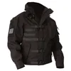 Vestes pour hommes Veste tactique militaire de haute qualité Hommes imperméable à l'eau résistant à l'usure Multipocket Bomber randonnée en plein air manteau coupe-vent 230822