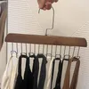 Hangers houten beha clip kleding droogrek ruimte reddend sjaal stropdassen organisator stevige duurzame handdoekopslag