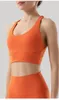 LL-1249 Women Yoga Outfits Summer Vest Girls Running Sport Gym Bra Ladies Casual Adult Sleeveless Sportswear Exercise Fitness Wear Vests Fast Dry Elastic