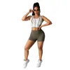 Women's Tracksuits 2023 Fashion Tie-Dye Printed Tracksuit Two Piece Set Casual Sleeveless Athletic Tank Top And Slim Shorts Suit