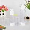 500pcs/lot 30ml Empty Clear Sprayer Airless Perfume Bottle 50ML Refillable Lotion Fragrance Containers Plastic Vacuum Bottles Bteiq