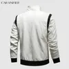 Men's Trench Coats CARANFIER Men Leather Jackets Male Scorpion Embroidery Moto Mens Clothing PU Winter Windbreaker Outerwear Chaquetas Hombre 230822