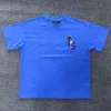 2024 Nieuwe Geborduurde T-shirt Streetwear Hot Arrivals Trapstar Zwart Blauw Pak Zomer Korte mouwen Tops Korte Katoenen T-shirt met Ronde Hals