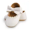 First Walkers 2023 Seasons Leisure Baby Princess Solle Anti Slip Scarpe all'ingrosso e Bowtie