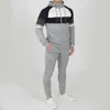 Tracksuits voor heren sportpak herfst en winter casual trui 2023 lange mouwen fleece tweedelige set met capuchon