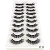 False Eyelashes Natural invisible band Mink Lashes Transparent Band Hybrid Light Volume Makeup 3D Fake Short Eyelash 230821