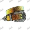Women's Skeleton Rhinestone Belt Needle Buckle Glass High End New Street Hip Hop Personality Network Red Style