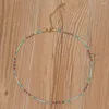Choker Yastyt Einfache zierliche Halskette Mode Schmuck Tiny mehrfarbige Glassamen Perlen Boho Halsketten für Frauen Schmuck Geschenk