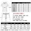 Herrspåriga fyra säsonger Fashion Sports Outdoor Leisure Anime Hero 2D Tryckta herrstrandbyxor Kort ärm Tshirt Suit Loose Quick Dry 230822