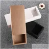 Present Wrap 22.9x11x4.5cm Kraft Paper Box Flower Packaging Packing för strumpor/ halsduk/ underkläder Kartong LZ0808 Drop Delivery Home Garden FE DHPMF