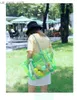 Totes Été Femmes Sac à bandoulière Transparent Jelly Pouch Sacs à main en PVC Conception Sacs fourre-tout de grande capacité pour voyage Sac de plage étanche HKD230823