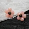 23SS Women Designer Högkvalitativa örhängen Blomma form smycken rosa kronblad design öronhänge inklusive lådor presentval
