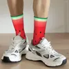 Erkek çorap hip hop vintage karpuz çizgileri çılgın unisex harajuku desen baskılı komik mürettebat çorap erkek hediyesi