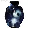 Felpa con cappuccio maschile 2021 Black Versed Star Star Paint Secket Stampa da cappuccio da uomo 3D Plussure Autunno/Inverno Super Dalian Hoodie Q230822