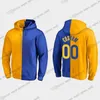 DIY Man Nouveaux Sweats à capuche Stephen Curry Thompson Wiggins JaMychal Vert Sweat-shirt Basketball Unisexe Amant Coton Polaire Casual Pulls à capuche Tops Peluche Blanc