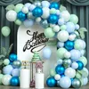 Other Event Party Supplies Blue Balloon Chain Garland Marriage Wedding Room Birthday and Accessories Decoration Arrangement 230821