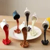 Objets décoratifs Figurines Flottant Tasse à Café Sculpture Creative 3D Conception Verser Liquide Tasse Cuisine Décor À La Maison Cadeau Pour Amant 230822