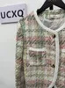 Женские куртки UCXQ Высококачественные наряды Fall Women Женская твидовая куртка осень зима
