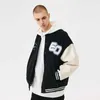 Vestes pour hommes Hommes Lettre Broderie Varsity Veste Rétro Hip Hop Couleur Bloc Printemps Américain Épissage Veste Plus Taille Rue Couple Vêtements J230821