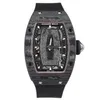 Uurwerk Richarmilles horloge Carbon-serie Mechanische horloges Dames automatisch Rm07-01 Swiss Fiber Beroemd automatisch mechanisch dameshorlogeset L