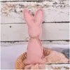 Andra festliga festförsörjningar påsk kanin dekoration tyg konst plysch kanin semester ornament barn leksaker gåvor hem dekorationer dro dhsoo