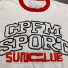 T-shirt da uomo Bianca CPFM.XYZ T-shirt Uomo Donna Schiuma di alta qualità Stampa CPFM Sport Tee CACTUS PLANT FLEA MARKET Top Hip Hop Manica corta 230822