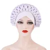 Boinas 2121 Algodão espacial Big Braid Tam-o'-shanter Saco de moda feminina Cap Turbans de estilo nacional europeu e americano