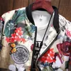 Vestes pour hommes Style japonais Streetwear Veste florale Hommes Hip Hop Coupe-vent 5XL Vêtements Bomber Vêtements Automne 230822