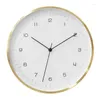 Wall Clocks Nordic Clock Modern Design Luxury Living Room Watches Home Decor Bedroom Quiet Metal Frame Kitchen Zegary Gift