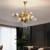 Lampadiers moderni lampade sospensioni in acciaio inossidabile a LED di lusso