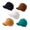 Basker kvinnor sboy cabbie basker mössa plysch och tjocka mössor hatt målare avslappnad fritid vinter höst vintage 230821