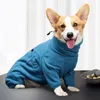 Ropa para perros Ropa para perros Ropa para perros Abrigo grueso y cálido para perros de invierno para perros pequeños, medianos y grandes Sudaderas con capucha para mascotas ajustables Monos masculinos y femeninos para Corgi 230821