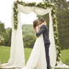 Otro evento Suministros para fiestas Arco de boda Drape Tela de gasa Cortina drapeada Cortina Ceremonia de cumpleaños Recepción Colgante Decoración de la pared 230822