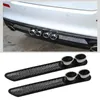 1Pair Universal Car Auto Styling Fake Decorative Vent Grid Exhaust Muffler Pipe