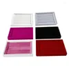 Jewelry Pouches 4XBF Ring Storage Box Rectangle Display Tray Container Earring Rings Organizer Velvet Small Brooch