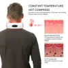 Massaging Neck Pillowws Electric Massager Pulse Back 6 Modes Power Control tens Heating Cervical Pain Relief Tools Health Care Relaxation Machine 230821