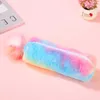 تعلم ألعاب 1 PCS Kawaii Pencil Case Colored Plush Gift Estuches School Pencil Box