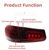 Taillight For BENZ GLC 20 16-20 19 Tail Lights Upgrade Streamer Turn Signal Animation Brake Parking Facelift